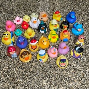 Assorted rubber ducks